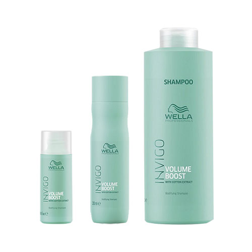 Шампунь для объема с экстрактом хлопка Wella Professionals Invigo Volume Boost Shampoo