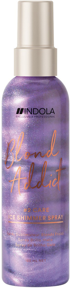 Спрей для холодных оттенков блонд Indola Blond Addict Ice Shimmer Spray
